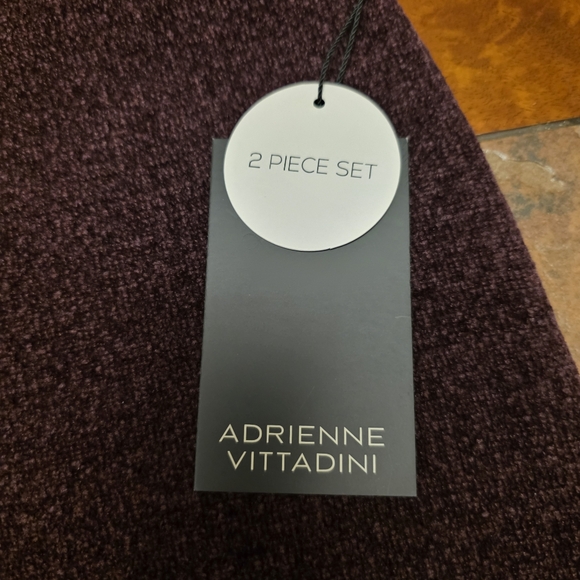 Adrienne Vittadini Purple Cardigan and Skirt Set Size M - Picture 12 of 14